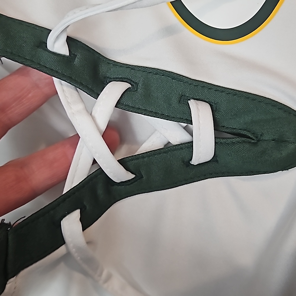 Fanatics Green Bay Packers Women's Jersey Top NEW Size Small White NFL - Picture 9 of 12